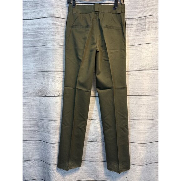 Saintart Olive Green Straight Leg Pants Size XS - Picture 2 of 4